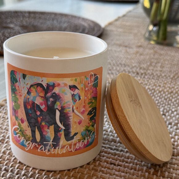 Natural Soy wax candles-12 oz - Picture 9 of 11